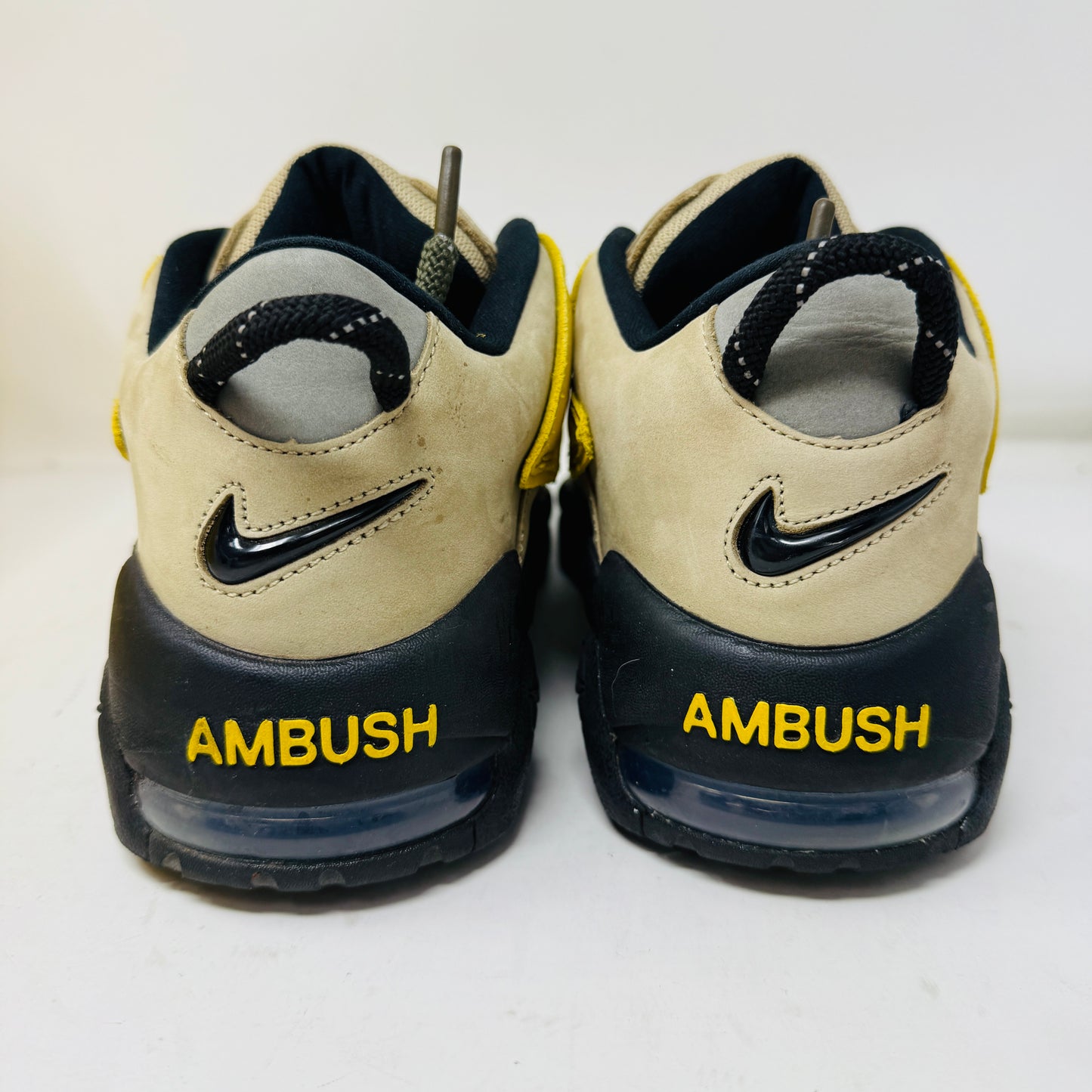 Nike Air More Uptempo Low AMBUSH Vivid Sulfur Limestone