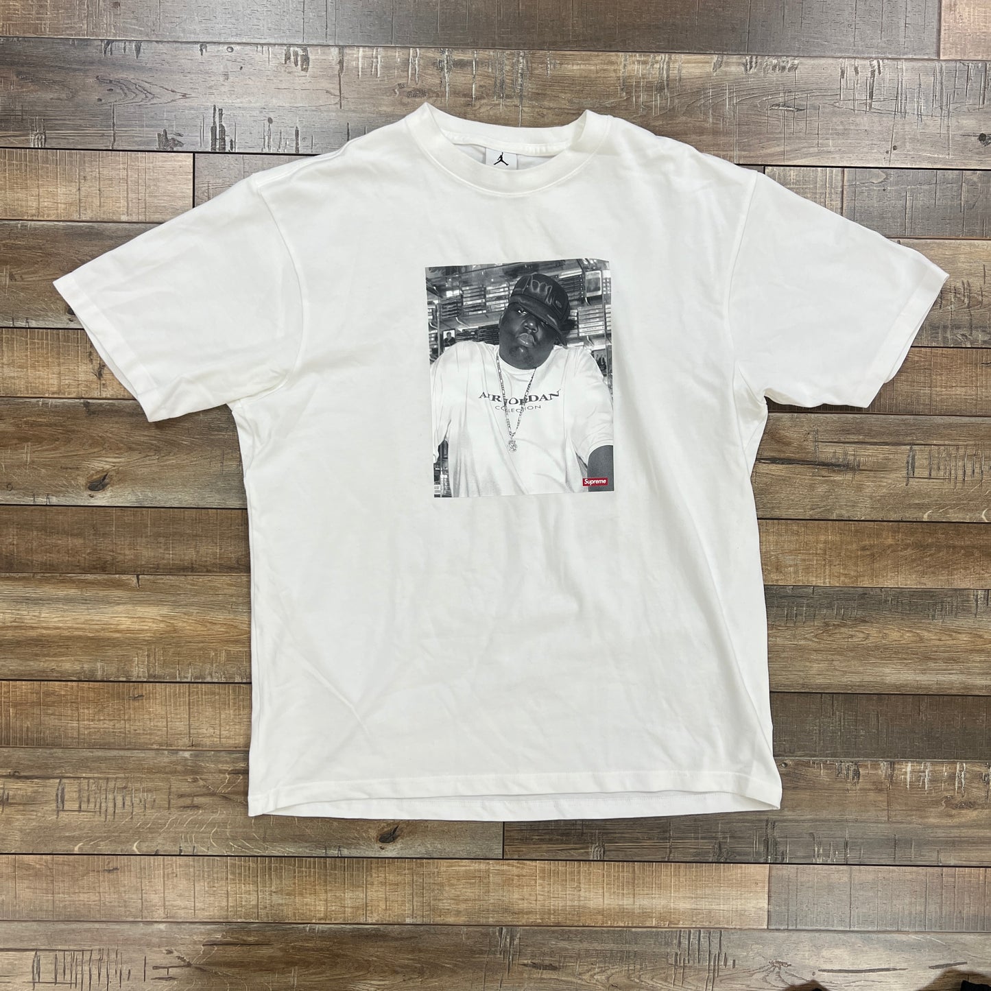 Supreme Jordan Biggie S/S Top White