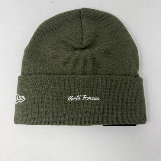 Supreme New Era Box Logo Beanie (FW25) Light Olive