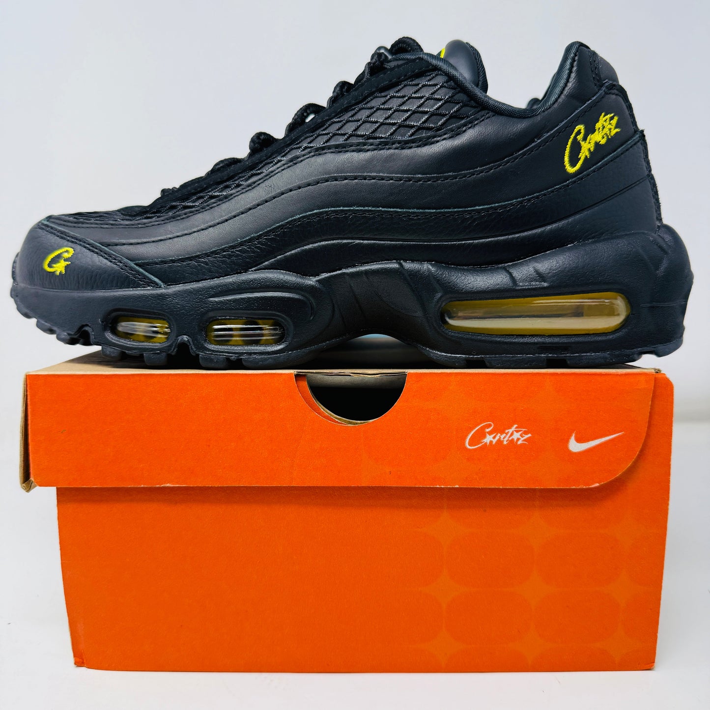 Nike Air Max 95 Corteiz Honey Black sneaker, brand new with good box condition, 2025 model.
