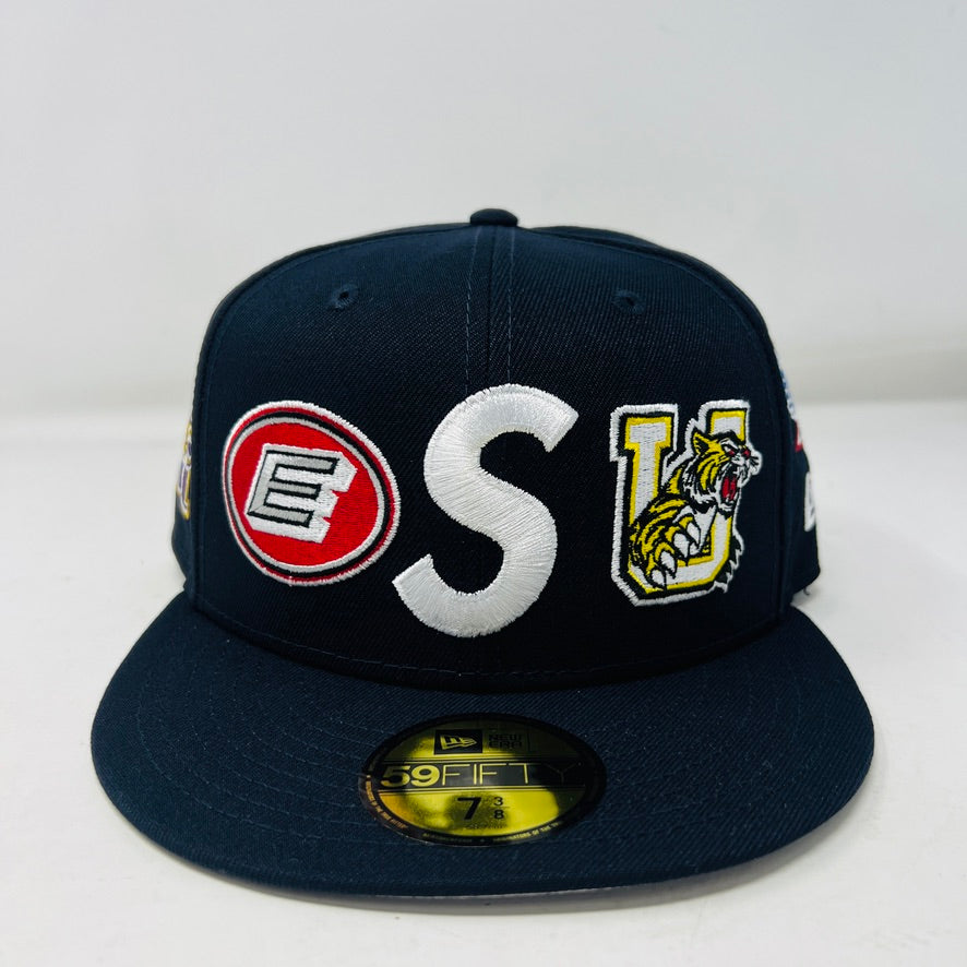 Supreme Mascots S Logo New Era 59Fifty Fitted Cap Navy