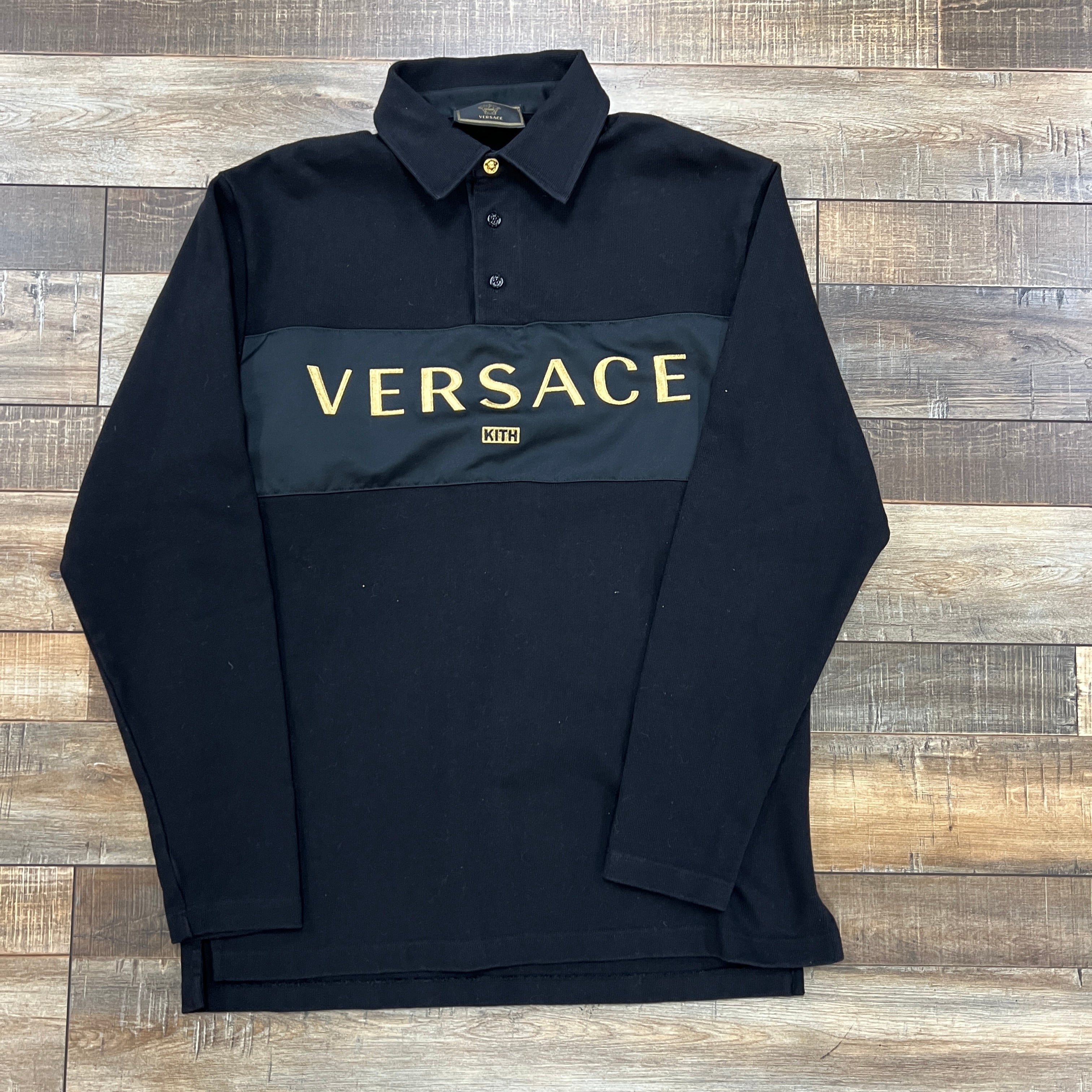 Versace x Kith Rugby Shirt Black – Holy Ground