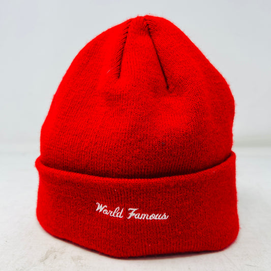 Supreme New Era Box Logo Beanie (FW23) Red