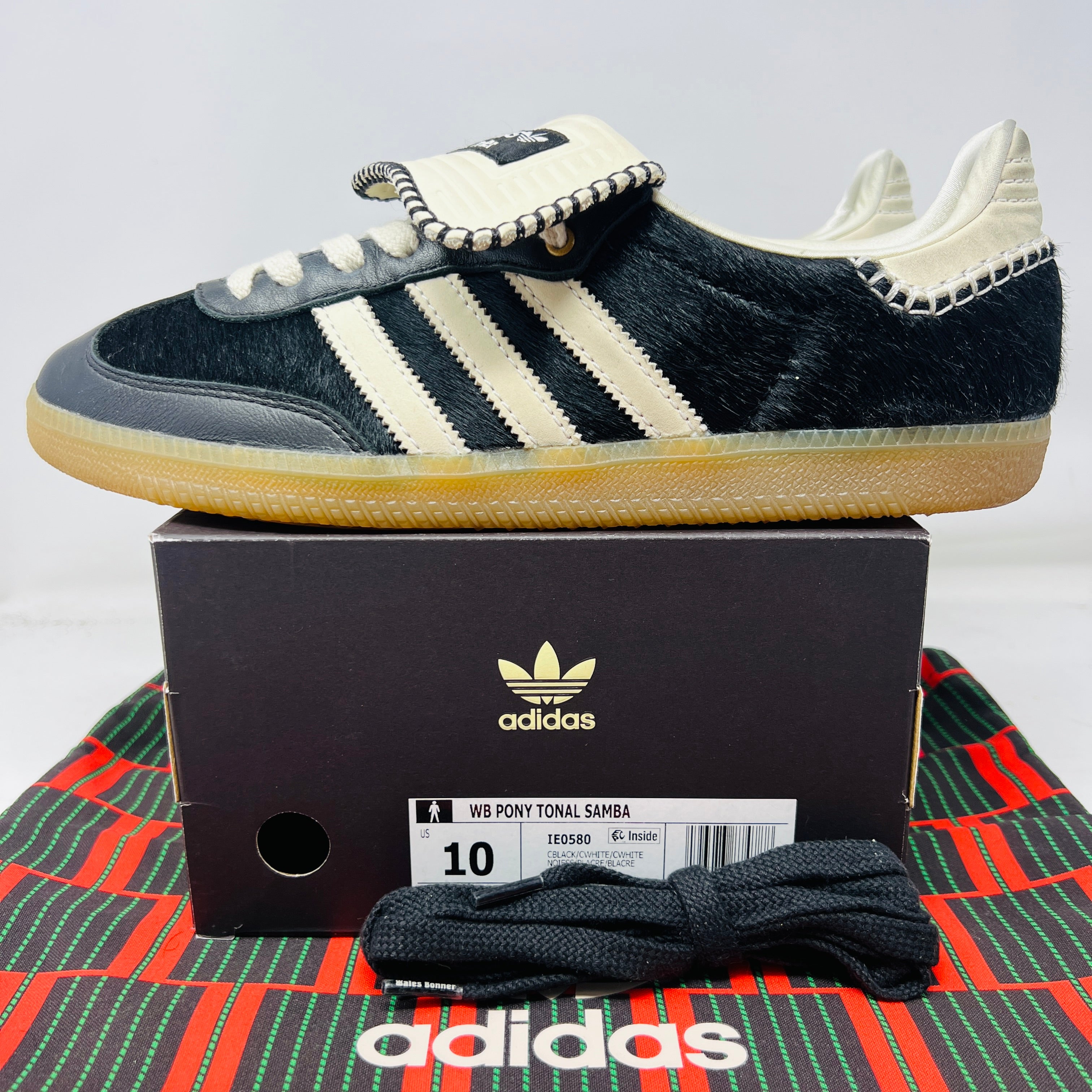 adidas Samba Pony Tonal Wales Bonner Core Black – Holy Ground