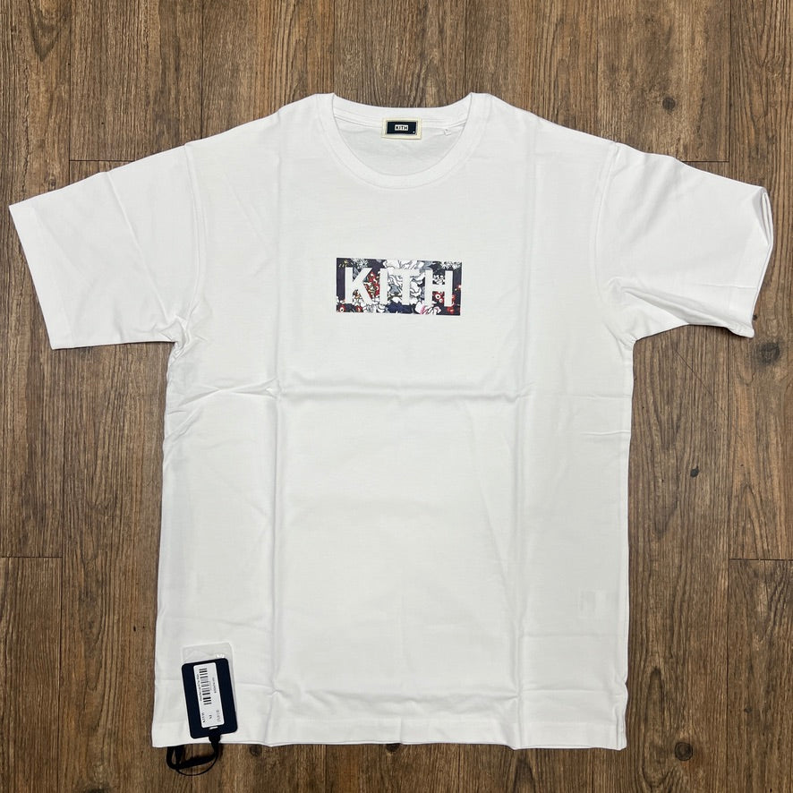 Kith Floral Classic Logo Tee (FW19) White