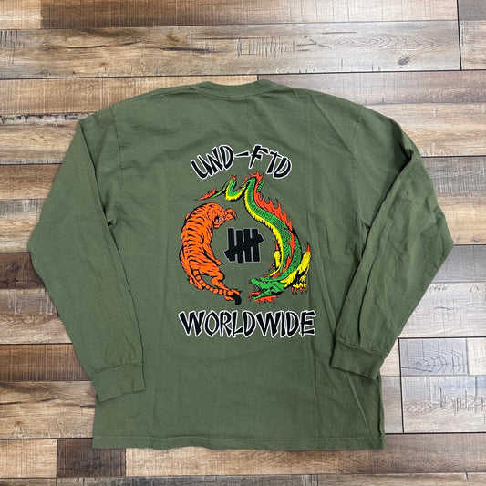 Undefeated East Vs. West L/S Tee Green