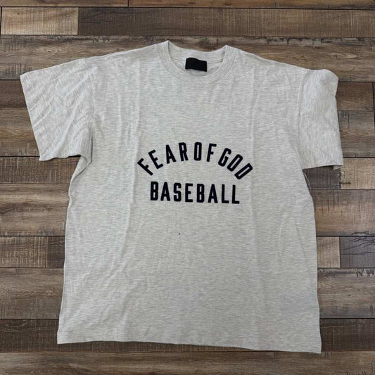 Fear of God Baseball T-shirt in grey, brand new condition.