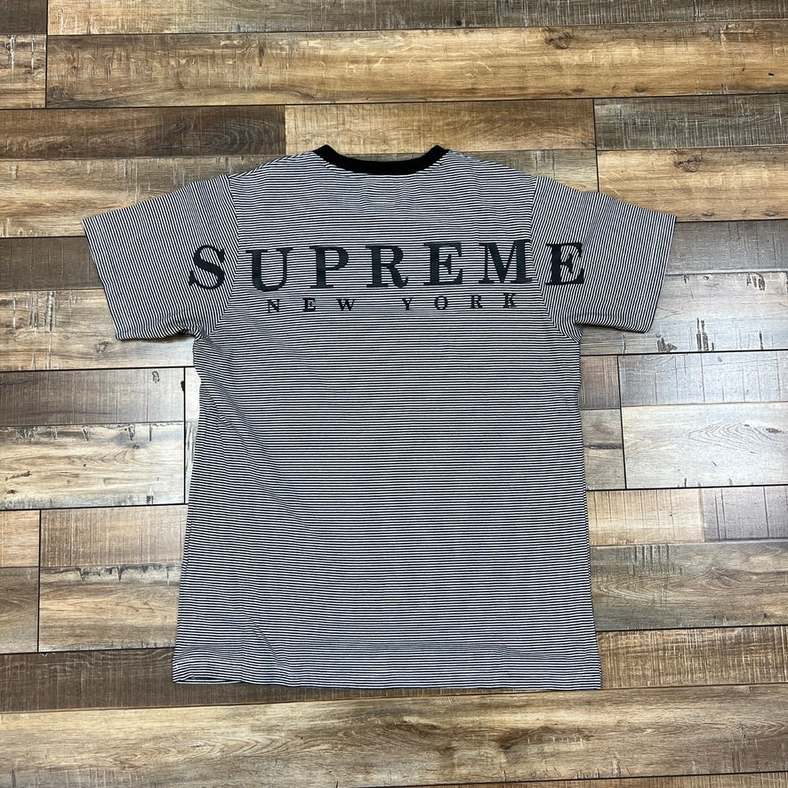 Supreme New York Micro Stripe Tee