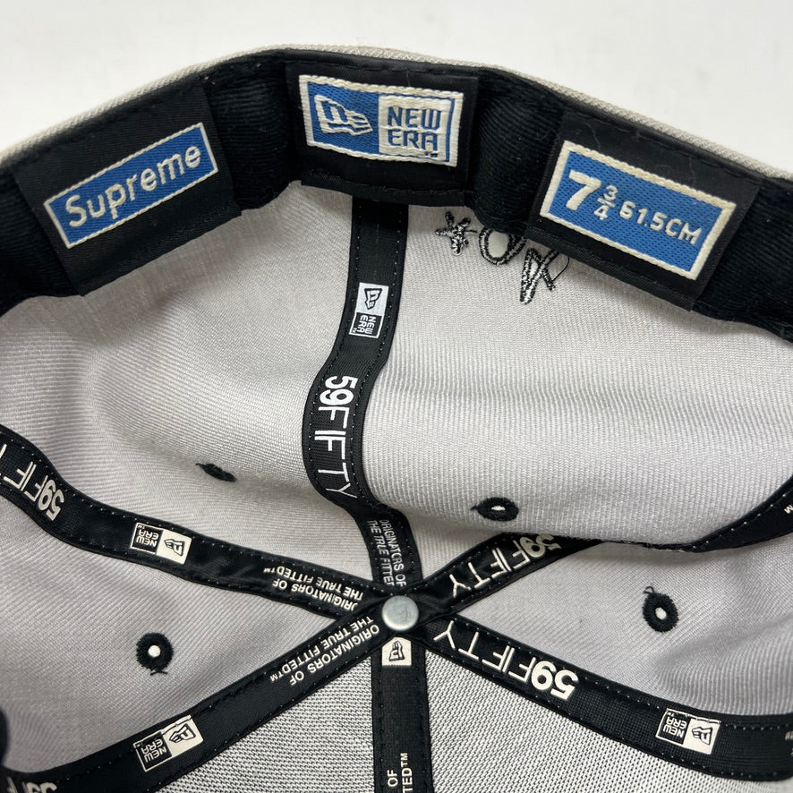 Supreme Gonz New Era Box Logo Cap Gray