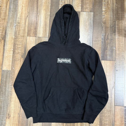 Supreme Bandana Box Logo Hooded Sweatshirt Black