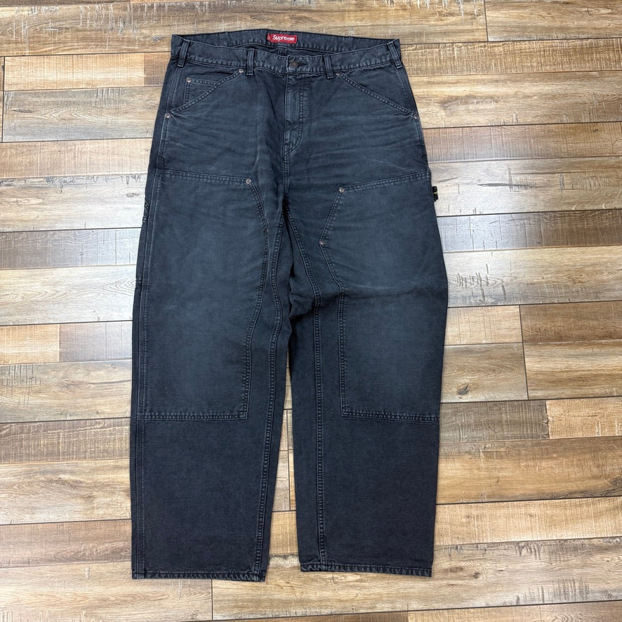 Supreme Worn Double Knee Painter Pant Black – Holy Ground