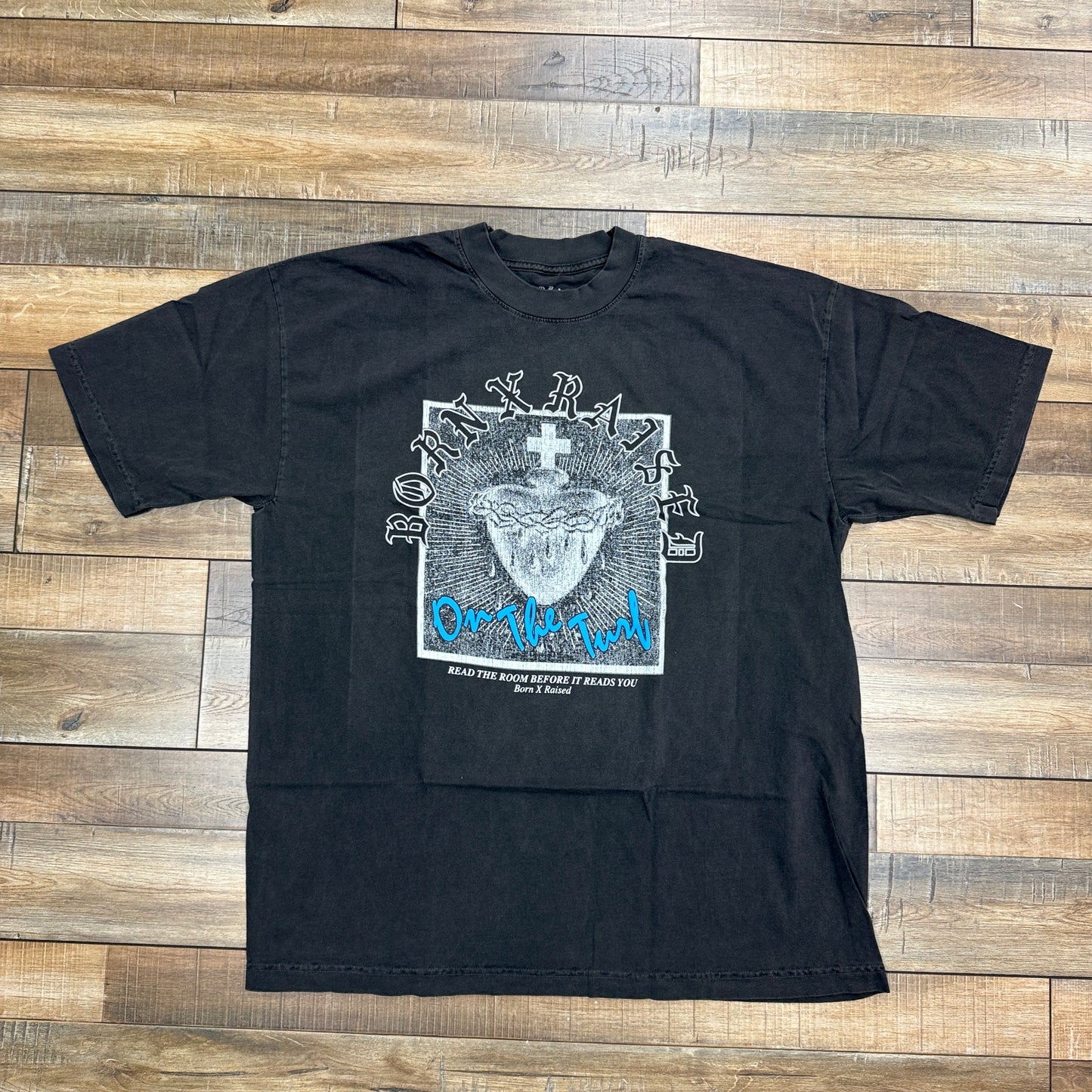 Born X Raised Commandment Tee Vintage Black