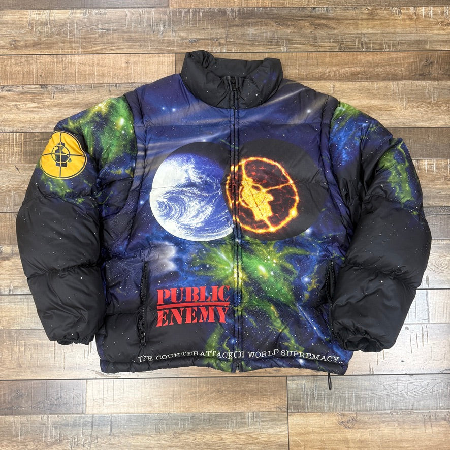 ジャケット・アウター Supreme Undercover Public Enemy jacket Supreme x Public Enemy x Undercover Puffer Jacket 'Black' – Holy