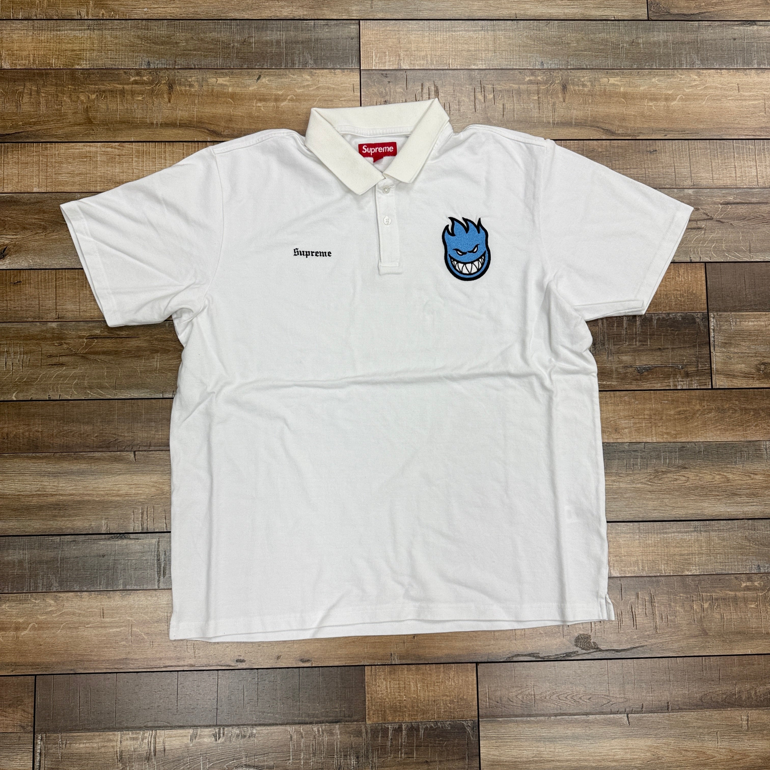 Supreme x Spitfire Polo 'White' – Holy Ground