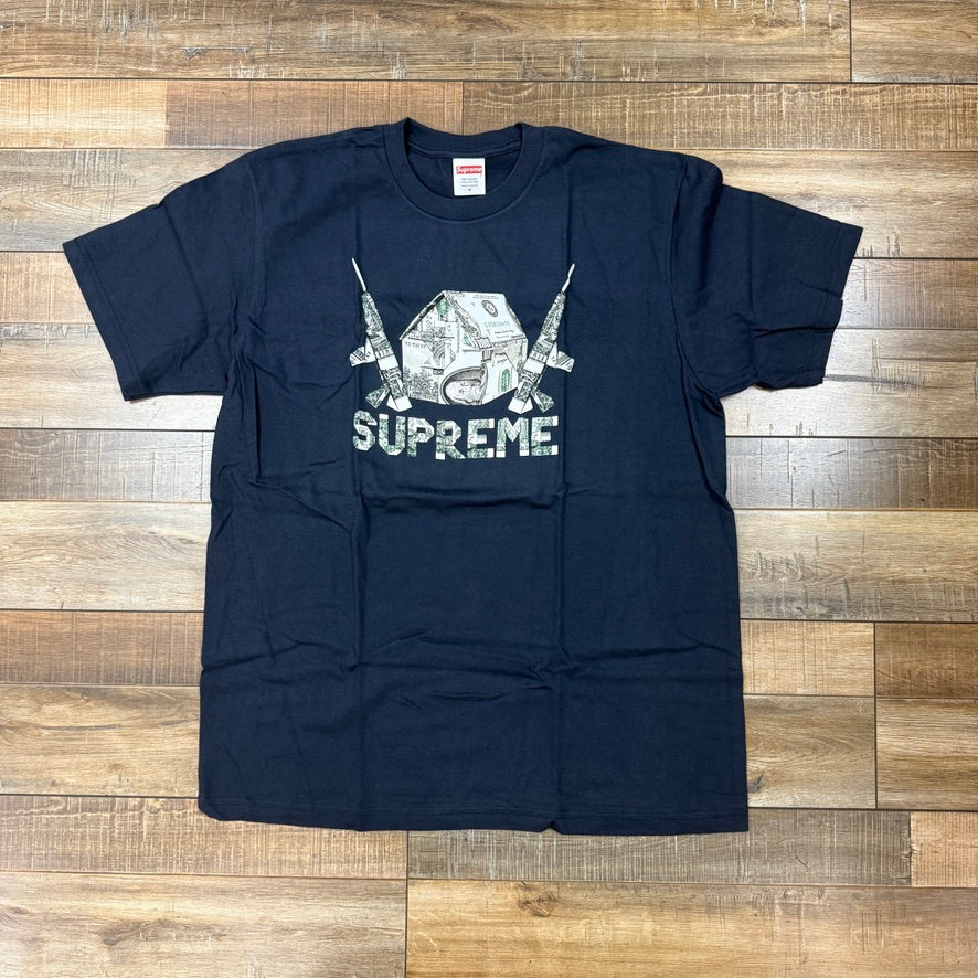 Supreme Origami Tee Navy – Holy Ground