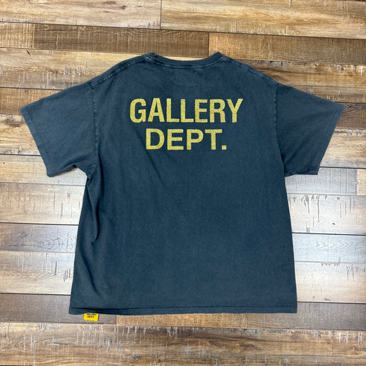 Gallery Dept. The Force Logo Tee 'Light Vintage Black'