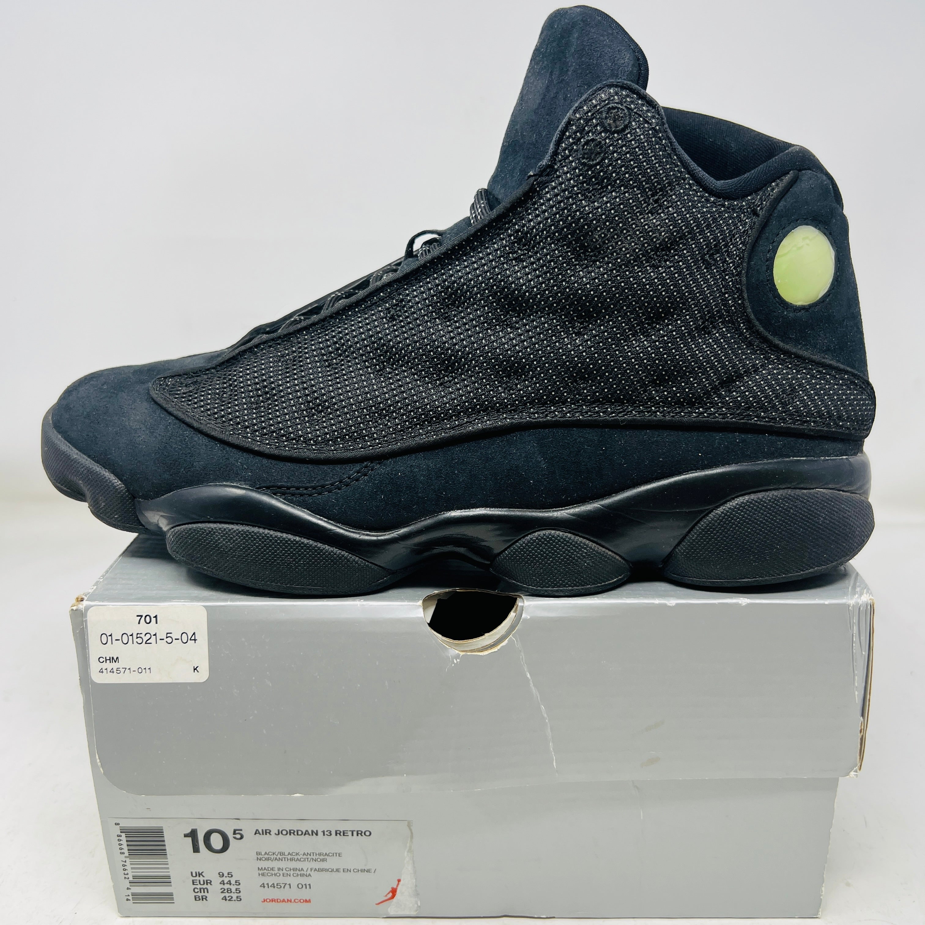 jordan retro 13 black anthracite
