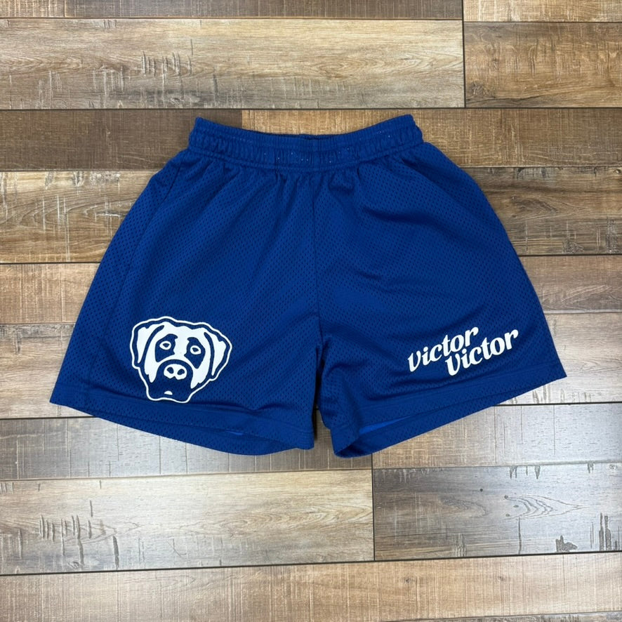 Human Made Victor Victor Mesh Shorts Blue – Holy Ground