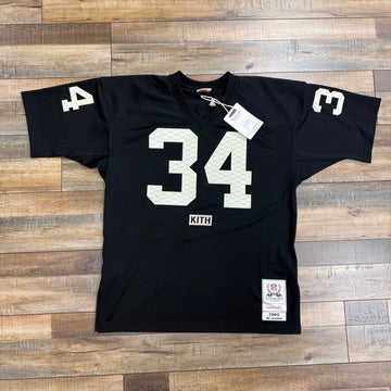KITH × Mitchell & Nes Kith x Mitchell & Ness NFL Bo Jackson Jersey Black – Holy Ground