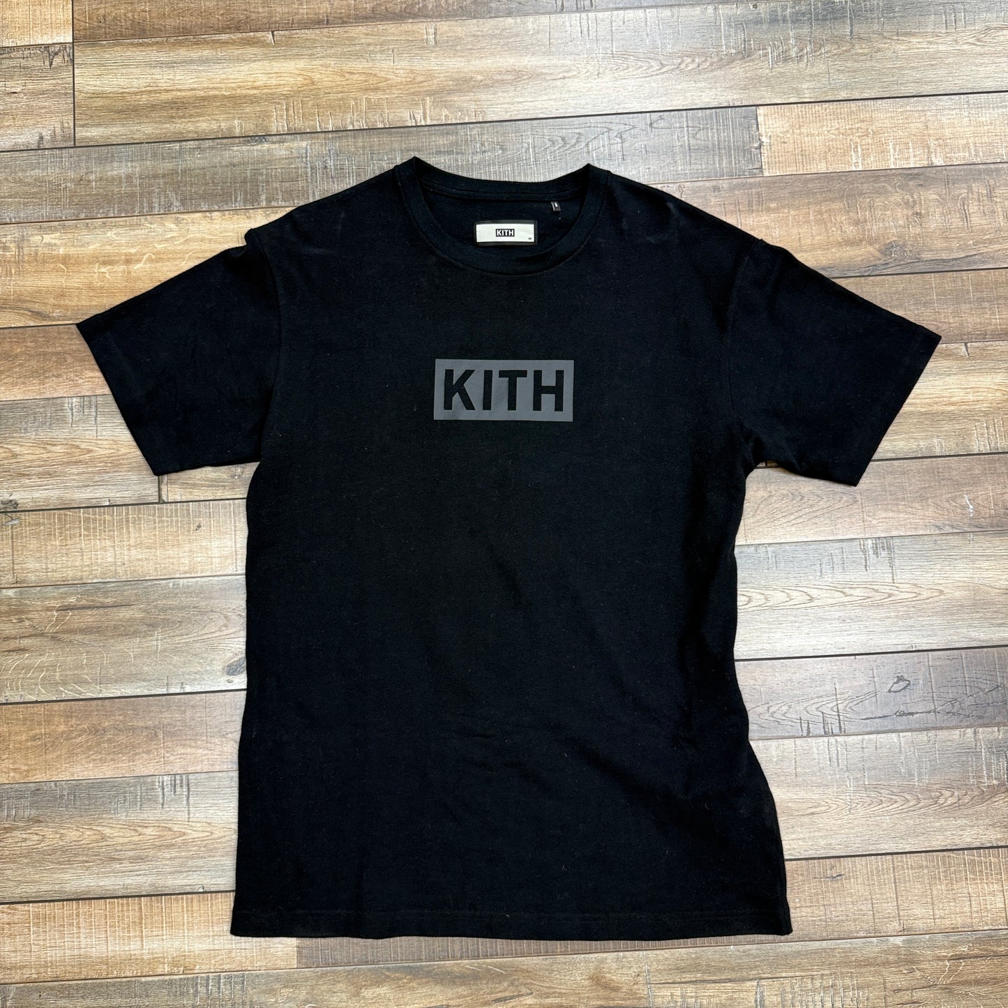 Kith Triple Box Logo T-Shirt 'Black'