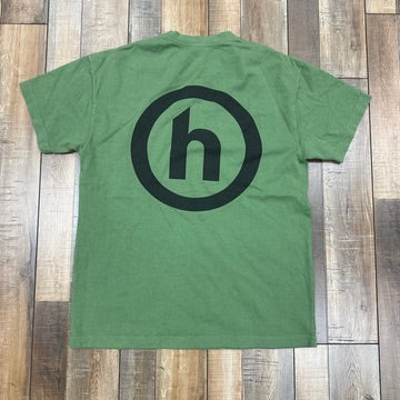 Hidden NY H Logo Evergreen Army Tee Green