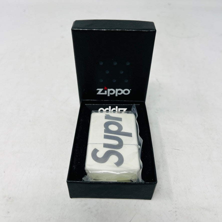 Supreme Glow In The Dark Zippo White