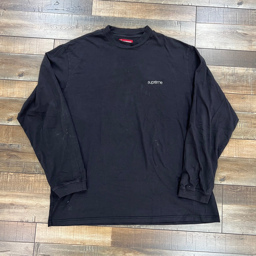 Supreme Mock Neck L/S Top Black