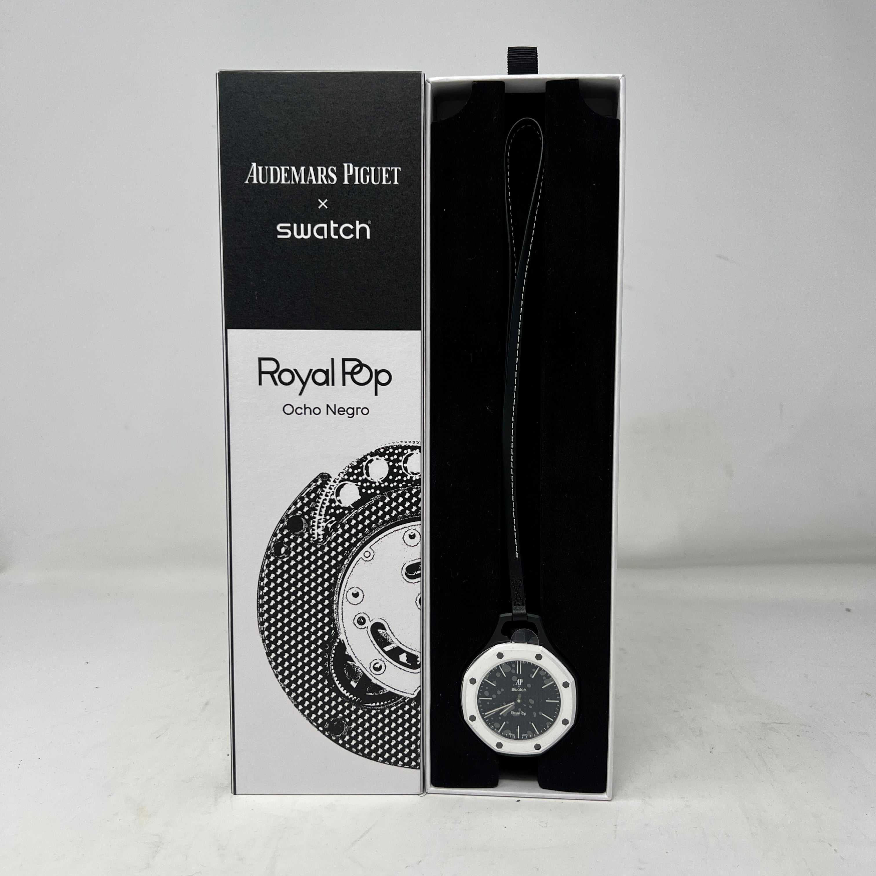 Swatch x Audemars Piguet AP Bioceramic Royal Pop Ocho Negro – Holy