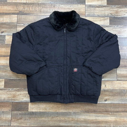 Supreme Dickies Reversible Quilted Faux Fur Work Jacket