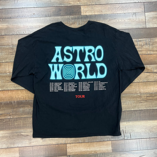 Travis Scott Astroworld Tour Horse Long Sleeve Tee