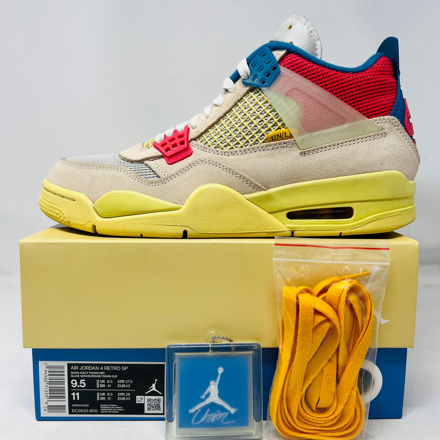 Jordan 4 Retro Union Guava Ice