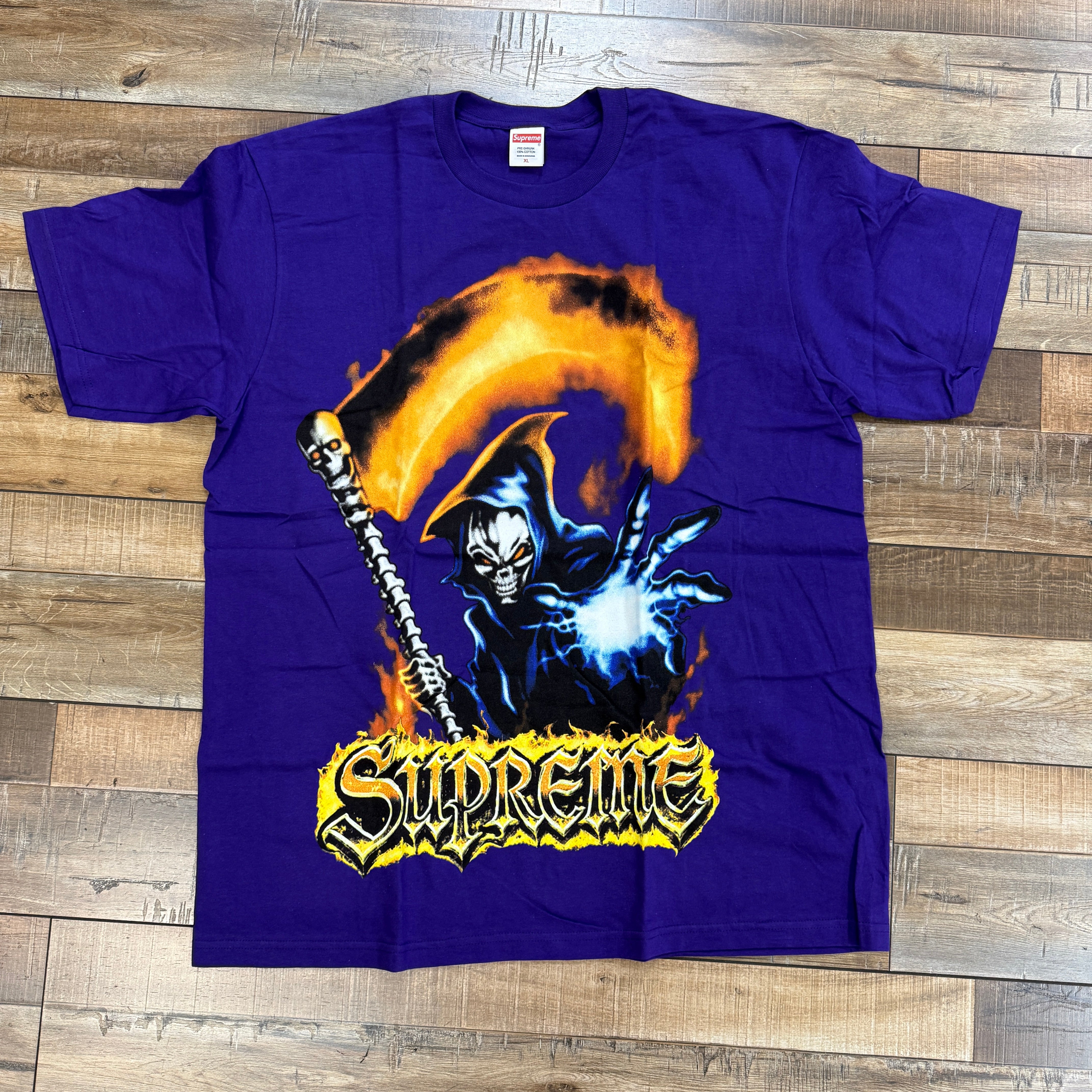 Supreme Grim Reaper Tee Purple – Holy Ground