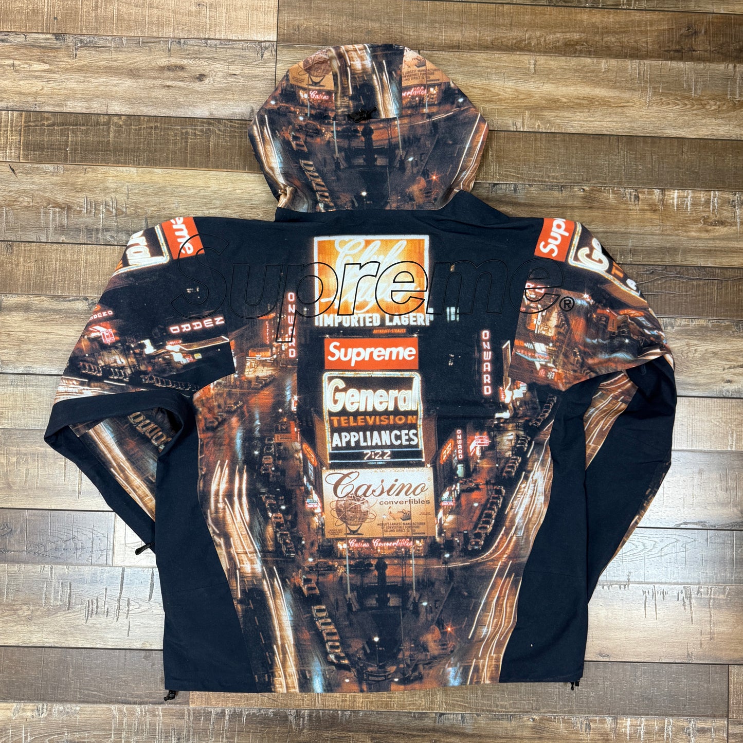 Supreme The North Face Taped Seam Shell Jacket Times Square