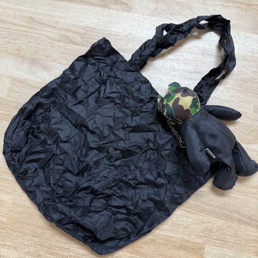 BAPE Lucky Bag Teddy Tote Black