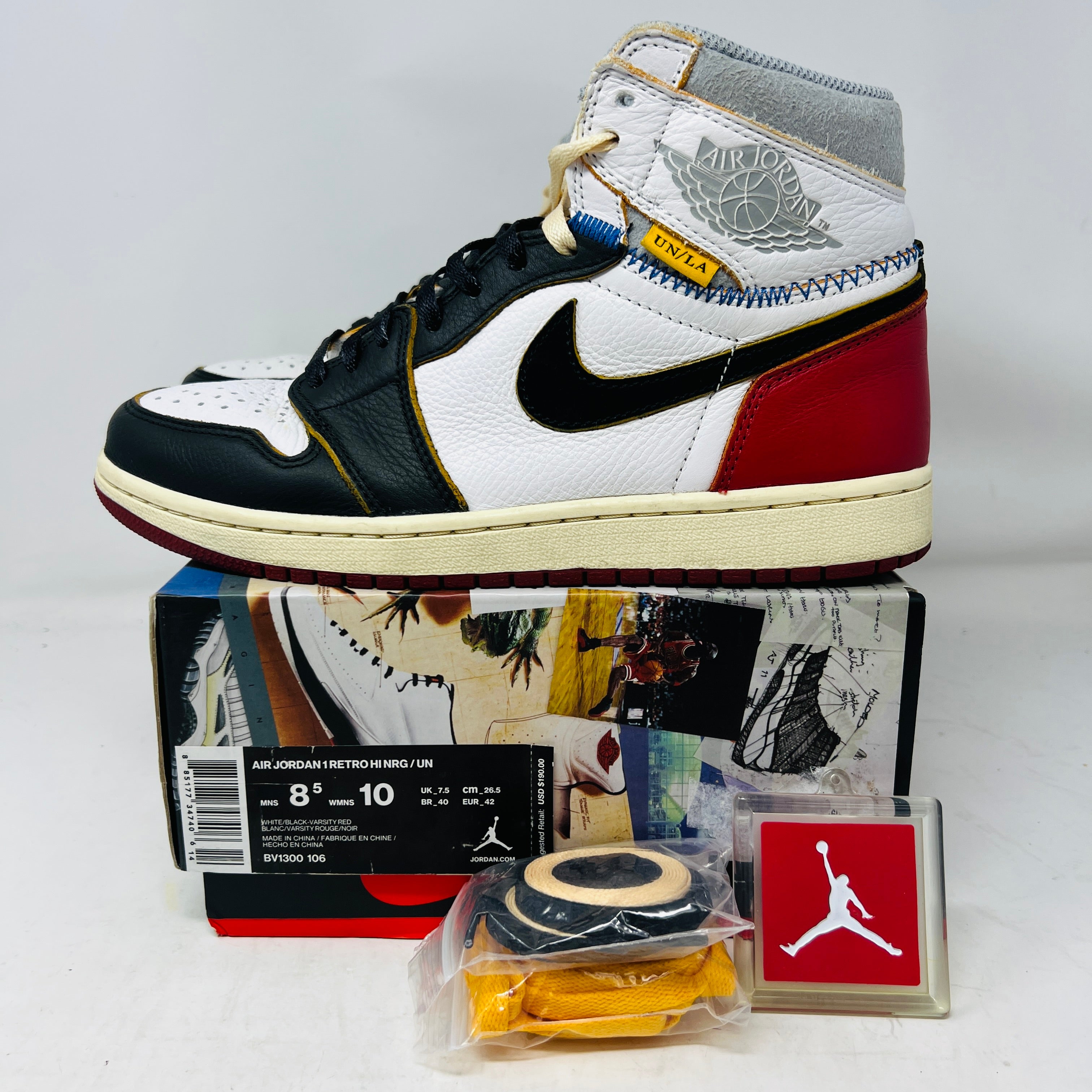 Jordan 1 Retro High Union Los Angeles Black Toe – Holy Ground
