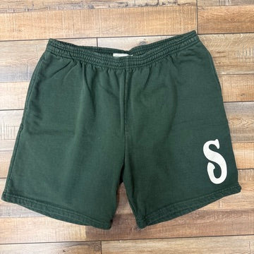 Strawberry S Logo Sweatshorts Green