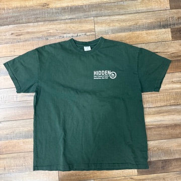 Hidden NY Logo Tee Green