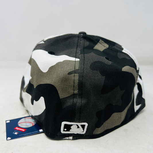 Supreme MLB Teams Box Logo New Era 59Fifty Cap Snow Camo