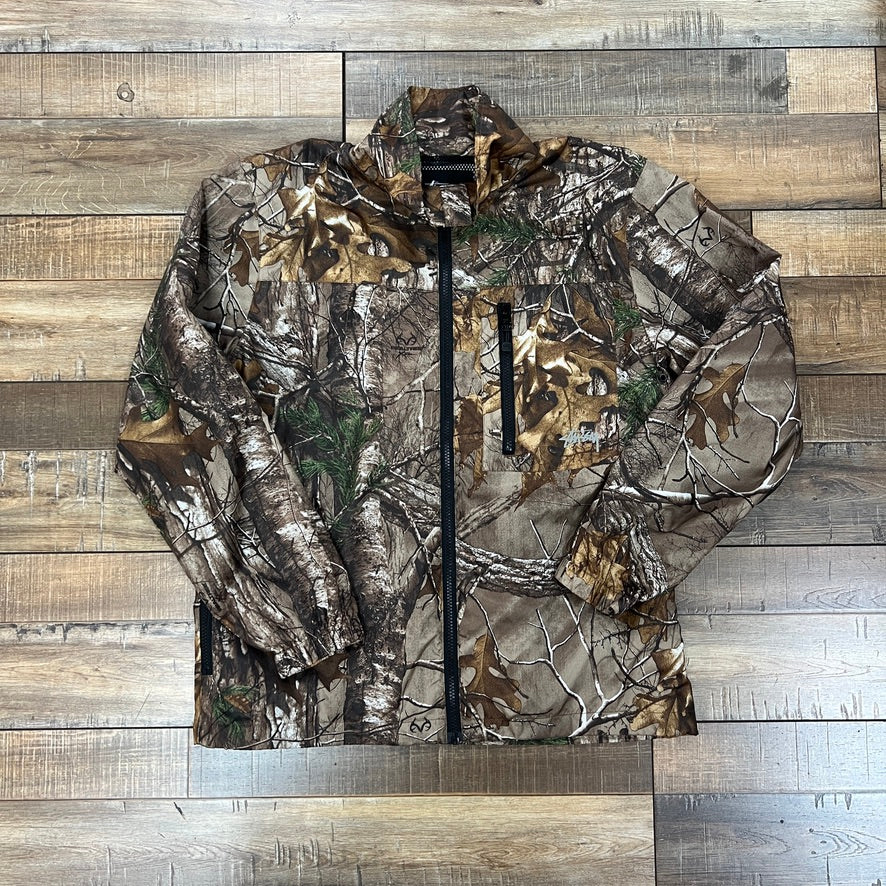Stussy Real Tree Camo Wind Breaker Jacket – Holy Ground Stussy Real Tree Camo Wind Breaker Jacket – Holy Ground