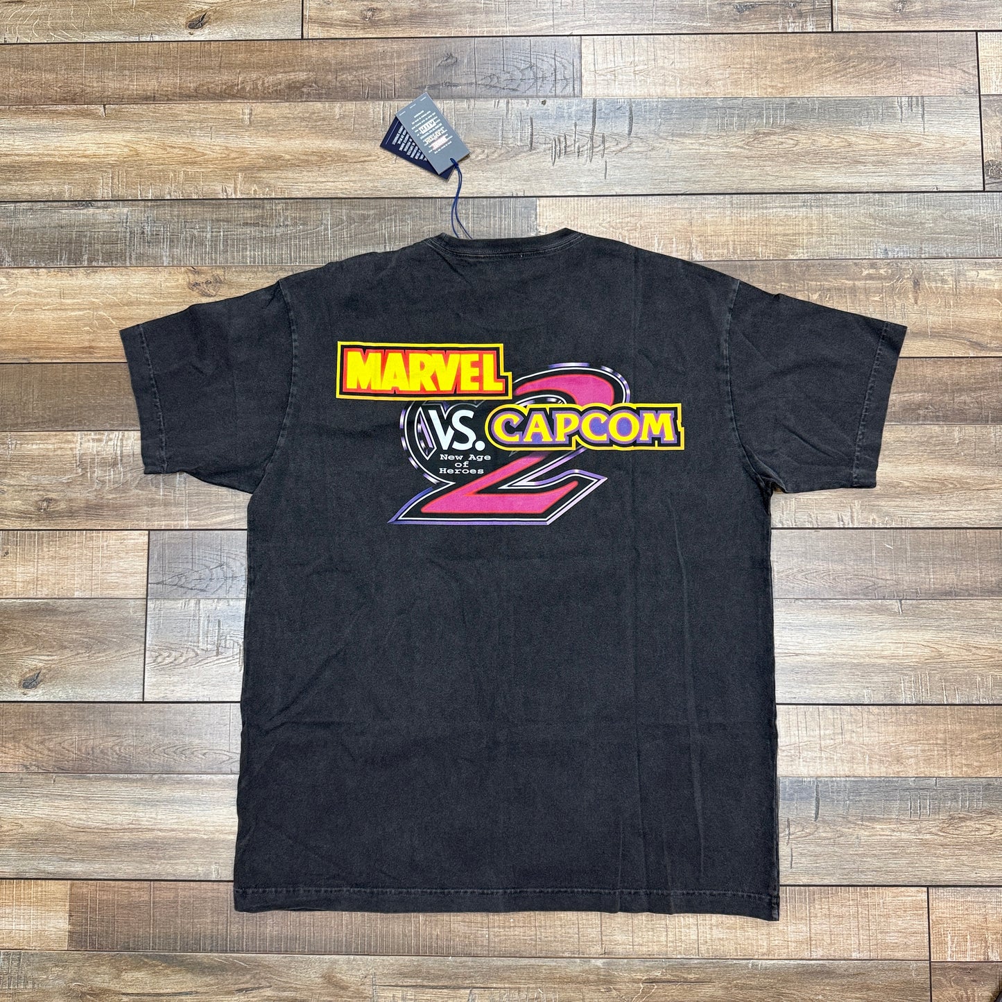 Kith x Marvel vs. Capcom Desert Vintage Tee Black
