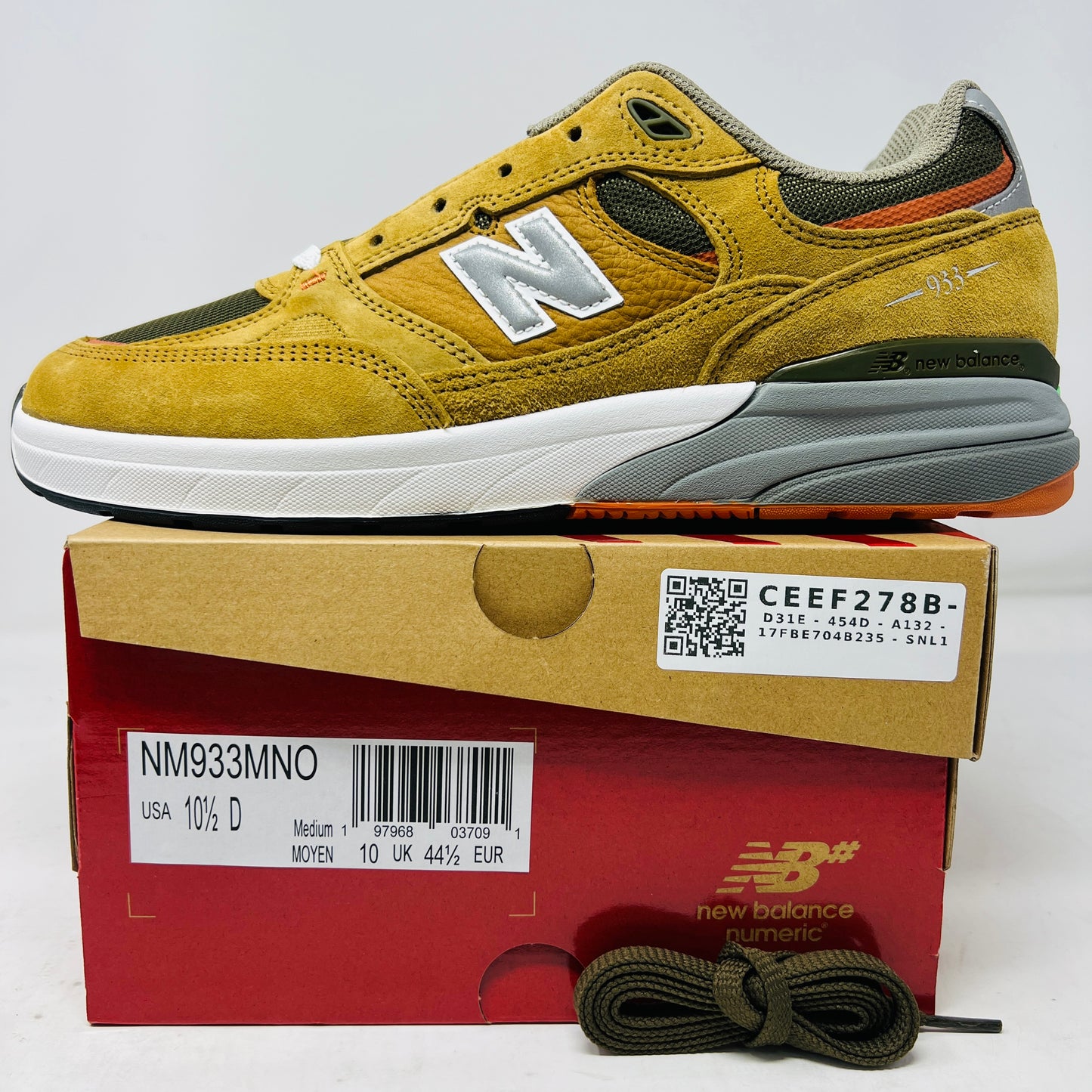 New Balance Numeric 933 Andrew Reynolds Wheat