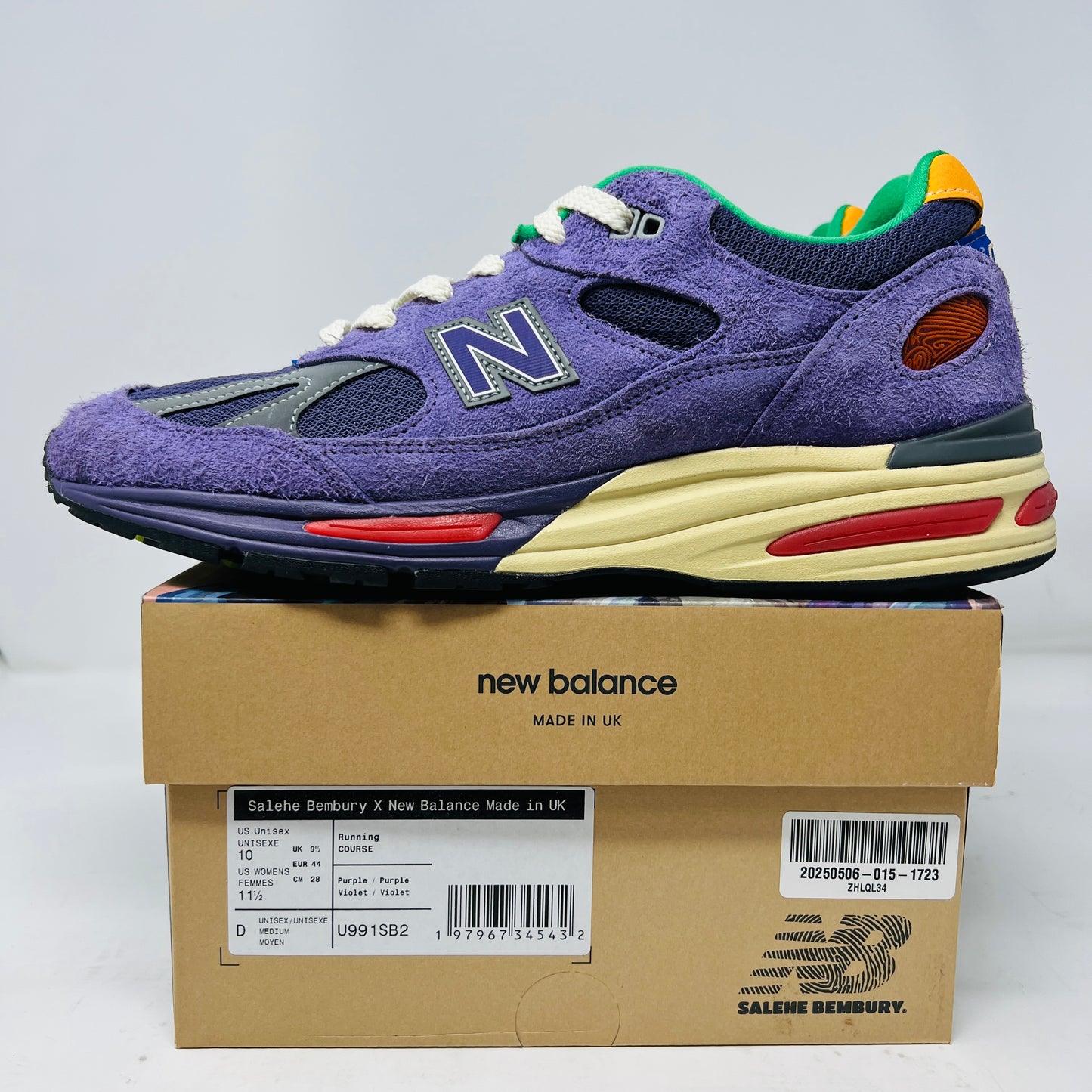 New Balance 991v2 MiUK Salehe Bembury Colors Be The Palette