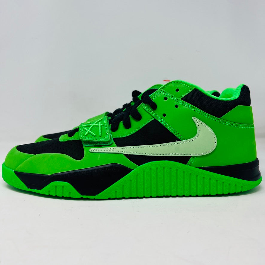 Jordan CJ1 T-Rexx Travis Scott Green Spark – Holy Ground