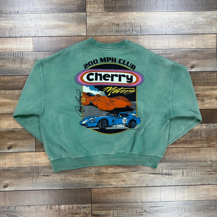 Cherry American Crewneck (Teal)