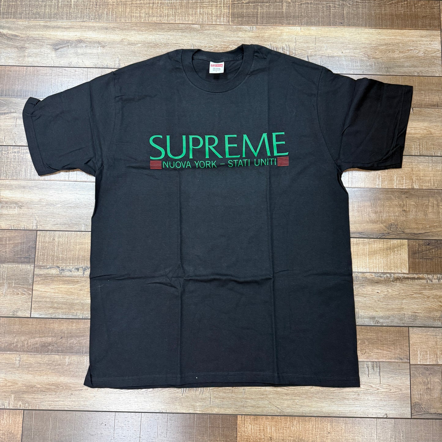 Supreme Nuova York Tee Black
