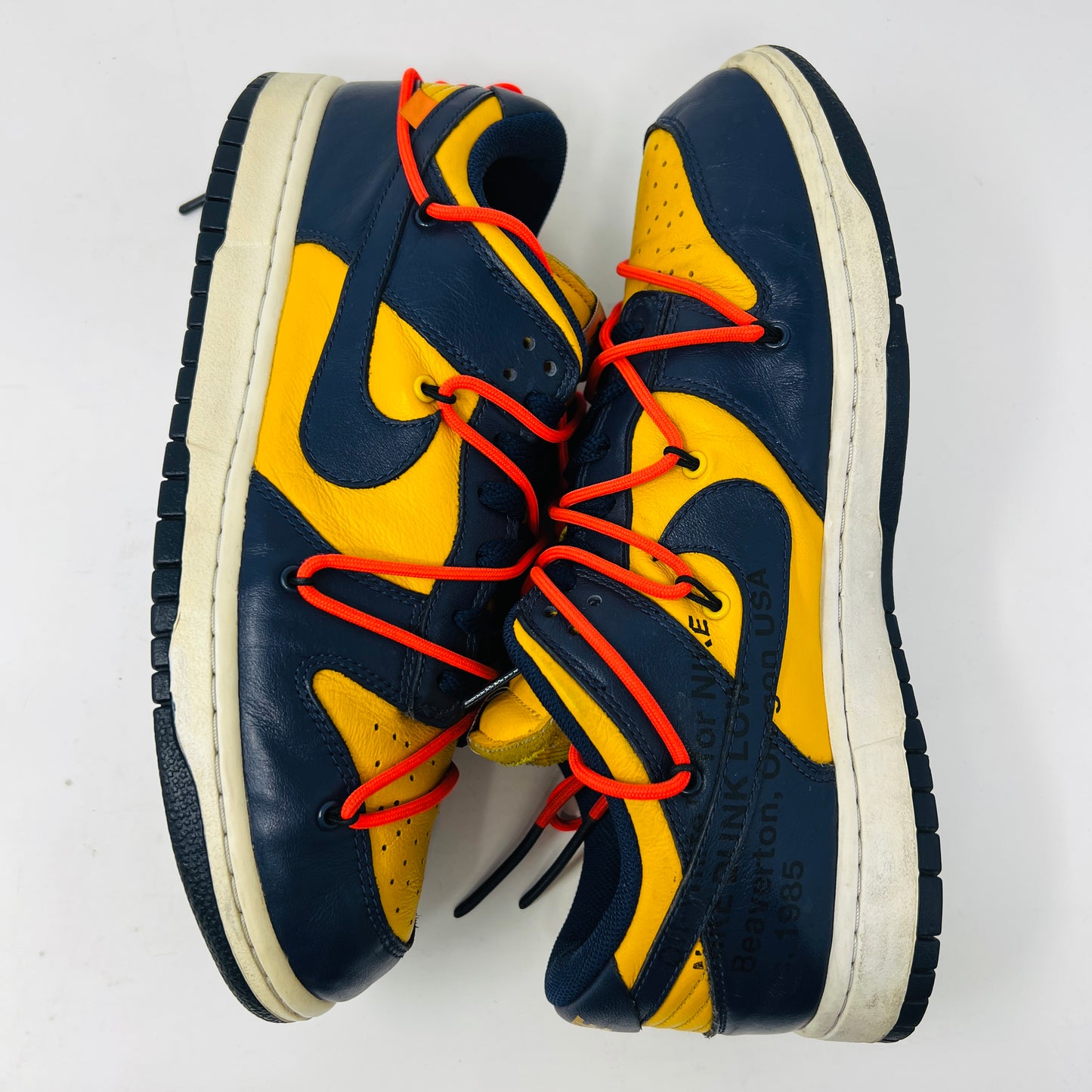 Nike Dunk Low Off-White University Gold