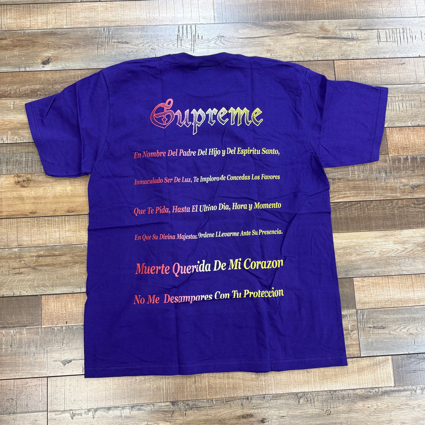 Supreme Grim Reaper Tee Purple