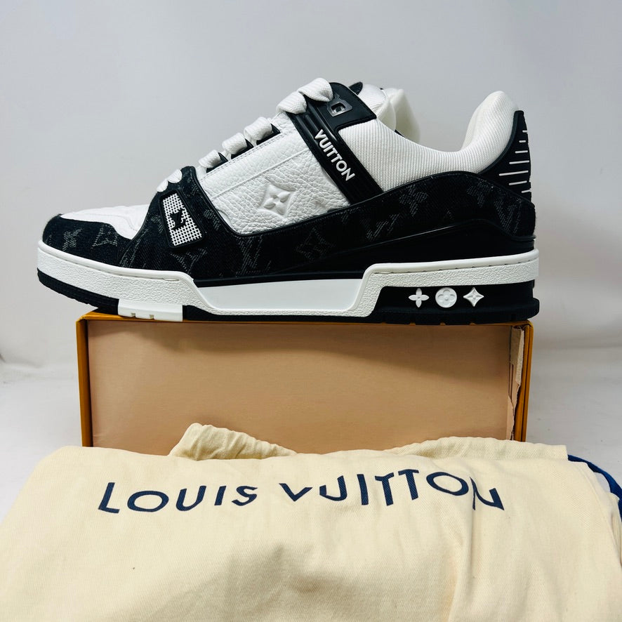 Louis Vuitton LVスニーカー ホワイト/ブラック Louis Vuitton LV Trainer White Black – Holy Ground