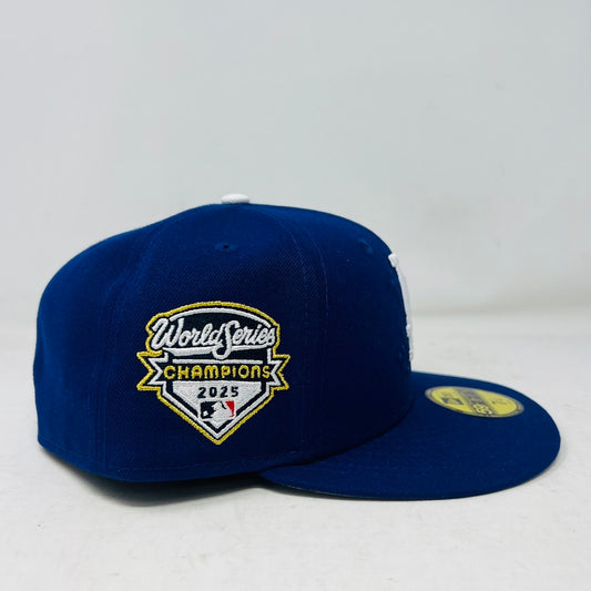 Born X Raised Los Angeles Dodgers Shadow Fitted Hat Blue