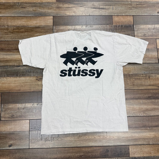 Stussy Surfwalk Pigment Dyed Tee Natural